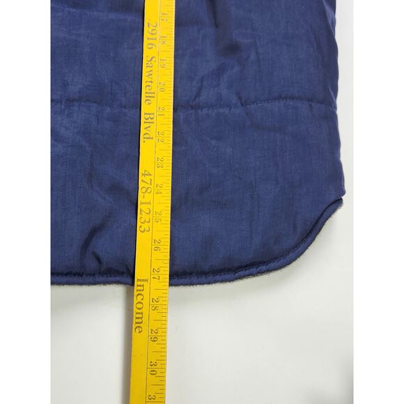 NATURALIFE Men's Blue with Gray Fleece Lined Vest - 47” Chest (L) - Picture 11 of 12